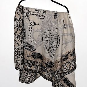 1/1 vintage designer wrap / scarf 🧣 70% cashmere / 30% silk made in France 🇫🇷